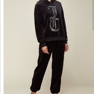 Juicy couture Black Label velour sweater
